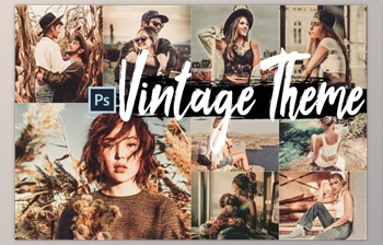 Download 5 Vintage <span class='badge badge-warning'>Skin</span> Actions, ACR and LUT presets