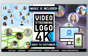 <span class='badge badge-warning'>Video</span> Call Connected Conference Logo (Videohive 27234405)
