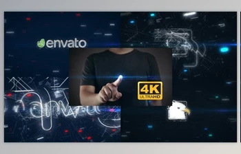 <span class='badge badge-warning'>Touch</span> Screen Logo Reveal 4K (Videohive 25706559)