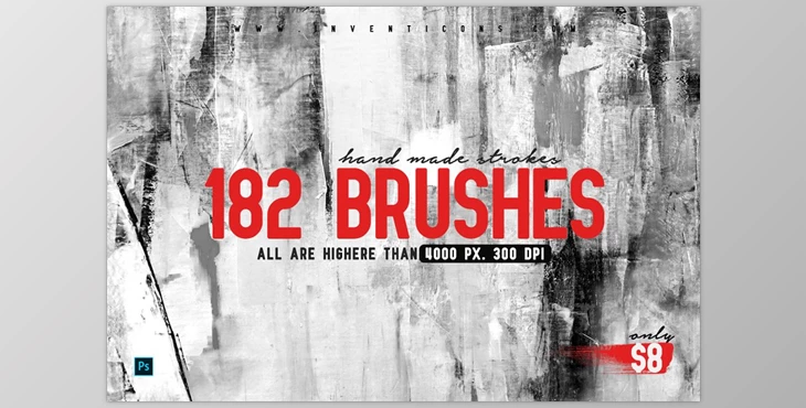 Download 182 Hand Made Brushes CreativeMarket-5676111 (ABR)