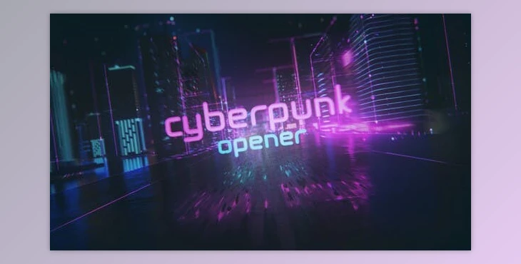 Download Cyberpunk Opener (Videohive 29697438) - AE Project
