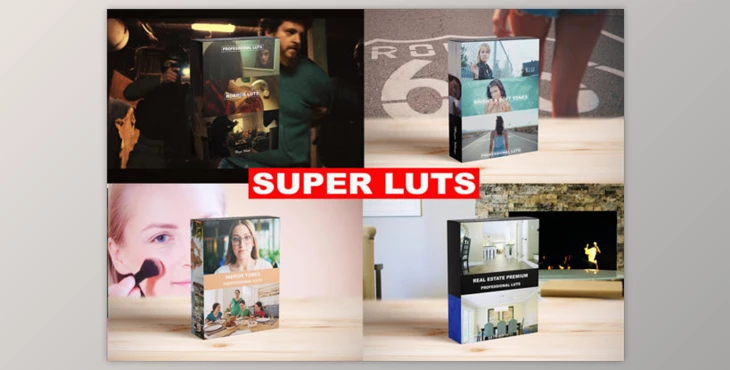 Download LUTs “Super LUTs” for BMPCC & Sony S-LOG Graphic (cube)