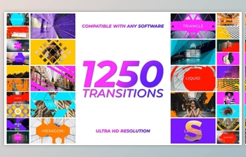 Download 1250 <span class='badge badge-warning'>Transitions</span> (<span class='badge badge-warning'>Videohive</span> 29682614) For AE