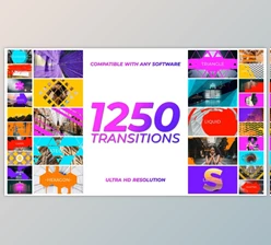 Download 1250 Transitions (Videohive 29682614) For AE