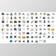 Download 100 Cyber Security & Database Icons (Videohive 29767048) - AE Project
