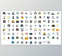 Download 100 Cyber Security & Database Icons (Videohive 29767048) - AE Project