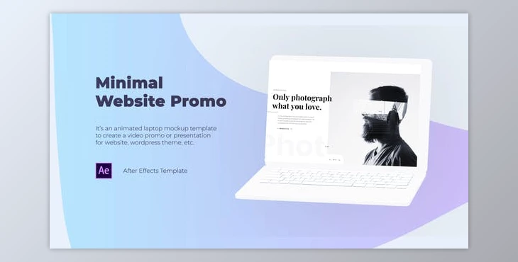 Download Minimal Website Promo - Laptop Mockup (Videohive 29505029) - AE Project