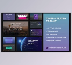 Download Timer & Player Toolkit (Videohive 29348295) - AE Project