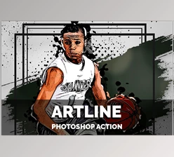 Download Artline Photoshop Action CreativeMarket-5640054 (JPG, ABR, PAT, ATN)