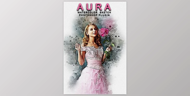 Download Aura Watercolor Sketch Photoshop Plugin GR-29472010 (PAT , ABR , ZXP)