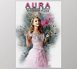 Download Aura Watercolor Sketch Photoshop Plugin GR-29472010 (PAT , ABR , ZXP)