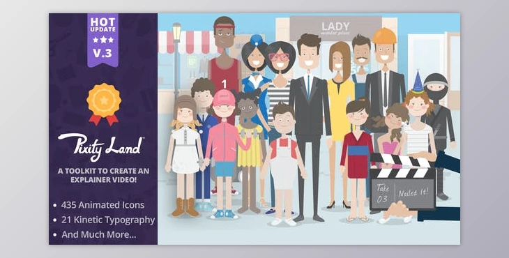 Download Pixity Land | Character Animation Explainer Toolkit V3 (Videohive 7139829) - AE Project