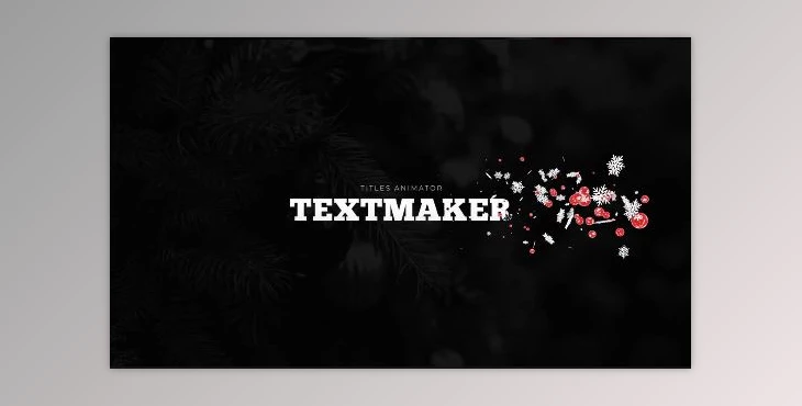 Download Titles Animator - Christmas Balls (Motionarray 879643) - AE Project