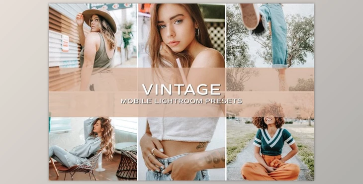 Download 5 Vintage Lightroom Presets CreativeMarket-5698762 (DNG , XMP)
