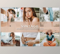 Download 5 Vintage Lightroom Presets CreativeMarket-5698762 (DNG , XMP)