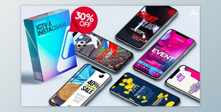 Download Favorite IGTV / Instagram Stories Pack 2.2 (Videohive 22409090) - AE Project