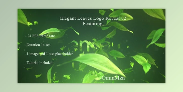Download Elegant Leaves Logo Reveal V2 (Videohive 18142899) - AE Project