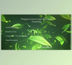 Download Elegant Leaves Logo Reveal V2 (Videohive 18142899) - AE Project