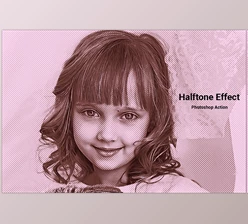 Download Halftone Effect Photoshop Action CreativeMarket-5099129 (ATN)