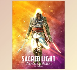 Download Sacred Light Photoshop Action CreativeMarket-5299180 (JPG, GRD, ATN, ABR, PAT)