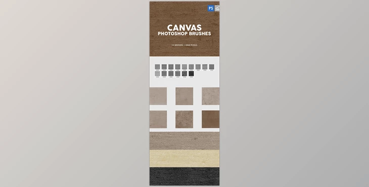 Download 15 Canvas Photoshop Stamp Brushes GraphicRiver-29575373 (PSD)
