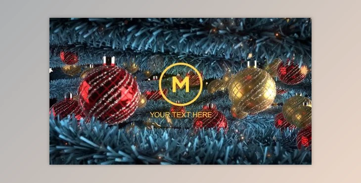 Download New Year And Christmas Garland With Logo (Motionarray 876744) - AE Project