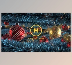 Download New Year And Christmas Garland With Logo (Motionarray 876744) - AE Project