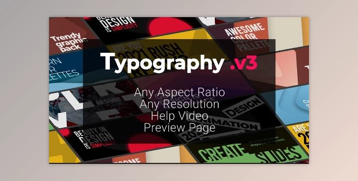 Download Typography V.3 (Motionarray 856124) - AE Project