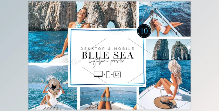 Download BLUE SEA – Lightroom Presets CreativeMarket-5657702 (XMP, DNG, LRTEMPLATE) - Desktop And Mobile