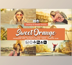 Download Sweet Orange Lightroom Presets CreativeMarket-5157492 (DNG, XMP, LRTEMPLATE, PDF, ATN) - Mobile , Desktop
