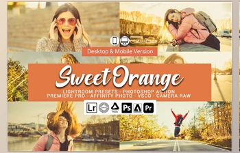 Download <span class='badge badge-warning'>Sweet</span> Orange Lightroom Presets CreativeMarket-5157492 (DNG, XMP, LRTEMPLATE, PDF, ATN) - Mobile , Desktop