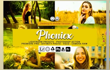 Download Phoniex Lightroom Presets <span class='badge badge-warning'>CreativeMarket-5157423</span> (DNG, XMP, LRTEMPLATE, PDF, ATN) - Mobile And Desktop