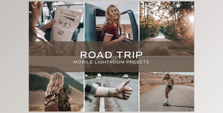 Download 5 Road Trip Lightroom Presets CreativeMarket-5699055 (DNG , XMP) - Mobile And Desktop