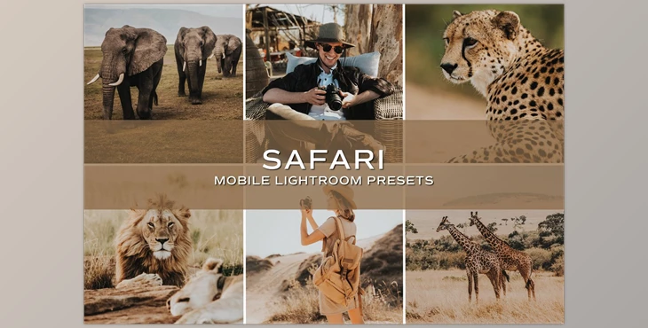 Download 5 Safari Lightroom Presets CreativeMarket-5698736 (DNG , XMP) - Mobile And Desktop