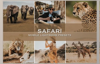 Download 5 Safari Lightroom Presets <span class='badge badge-warning'>CreativeMarket-5698736</span> (DNG, XMP) - Mobile And Desktop