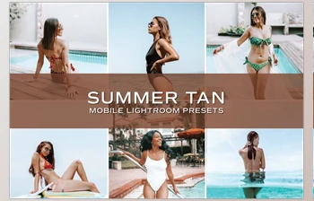 Download 5 Summer Tan Presets <span class='badge badge-warning'>CreativeMarket-5699072</span> (DNG, XMP) - Mobile And Desktop