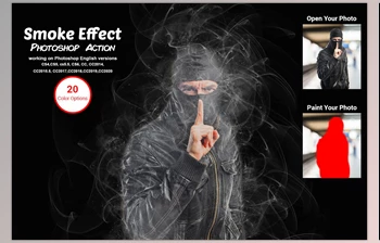 Download Smoke <span class='badge badge-warning'>Effect</span> Photoshop Action CreativeMarket-5583653 (ATN, ABR)