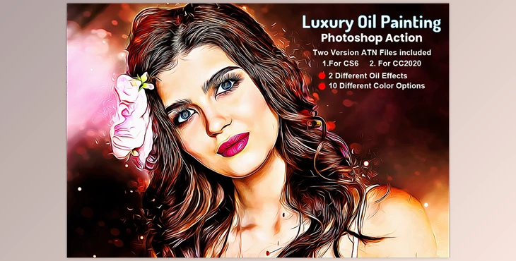 Download Luxury Oil Painting Photoshop Action CreativeMarket-5704092 (ATN)