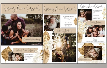 Download Mini Session Template Marketing <span class='badge badge-warning'>Set</span> | Boho Rattan (PSD) From Twig & Olive