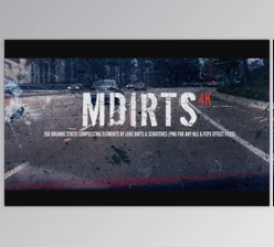 Download mDirts 4K – 150 Organic Static Compositing Elements of Lens Dirts & Scratches – MOTIONVFX