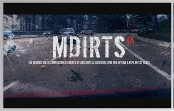 Download mDirts 4K – 150 Organic Static Compositing <span class='badge badge-warning'>Elements</span> of Lens Dirts & Scratches – MOTIONVFX