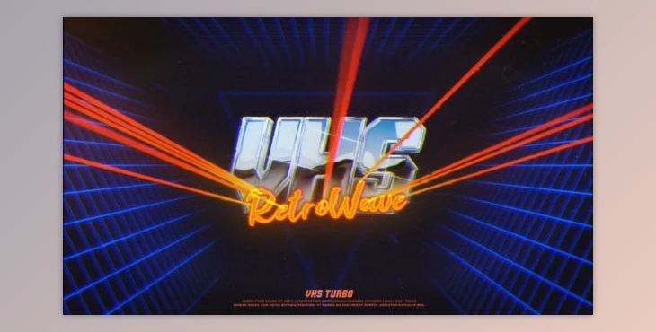 Download Retro VHS Logo (Videohive 24647787) - AE Project