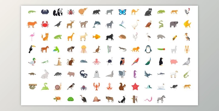 Download 100 Animals & Birds Icons (Videohive 29885627) - AE Project