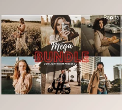 Download Mobile Lightroom Presets Bundle 200+ CreativeMarket-5608196 (XMP, DNG) - Mob And Desk