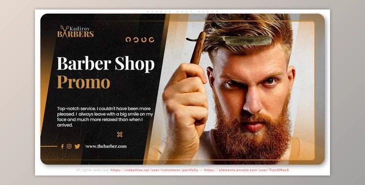 Download Barber Shop Promo (Videohive 29876704) - AE Project
