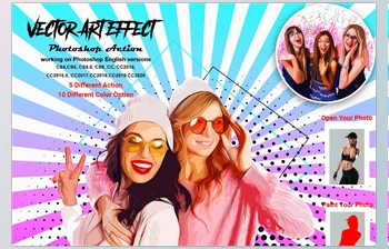 Download Vector Art <span class='badge badge-warning'>Effect</span> Photoshop Action CreativeMarket-5514395 (ABR, PDF, ATN, PAT)