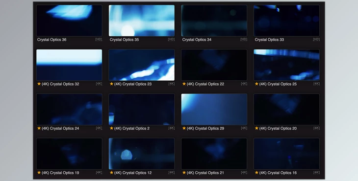 Download Crystal Optics Footage 4K Pack
