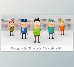 Download George - Character Animation DIY Kit (Videohive 13005147) - AE Project