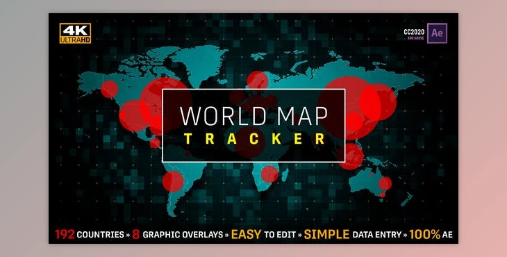 Download World Map Population Tracker | COVID-19 Coronavirus Flu Pandemic (Videohive 25980181)