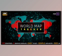Download World Map Population Tracker | COVID-19 Coronavirus Flu Pandemic (Videohive 25980181)